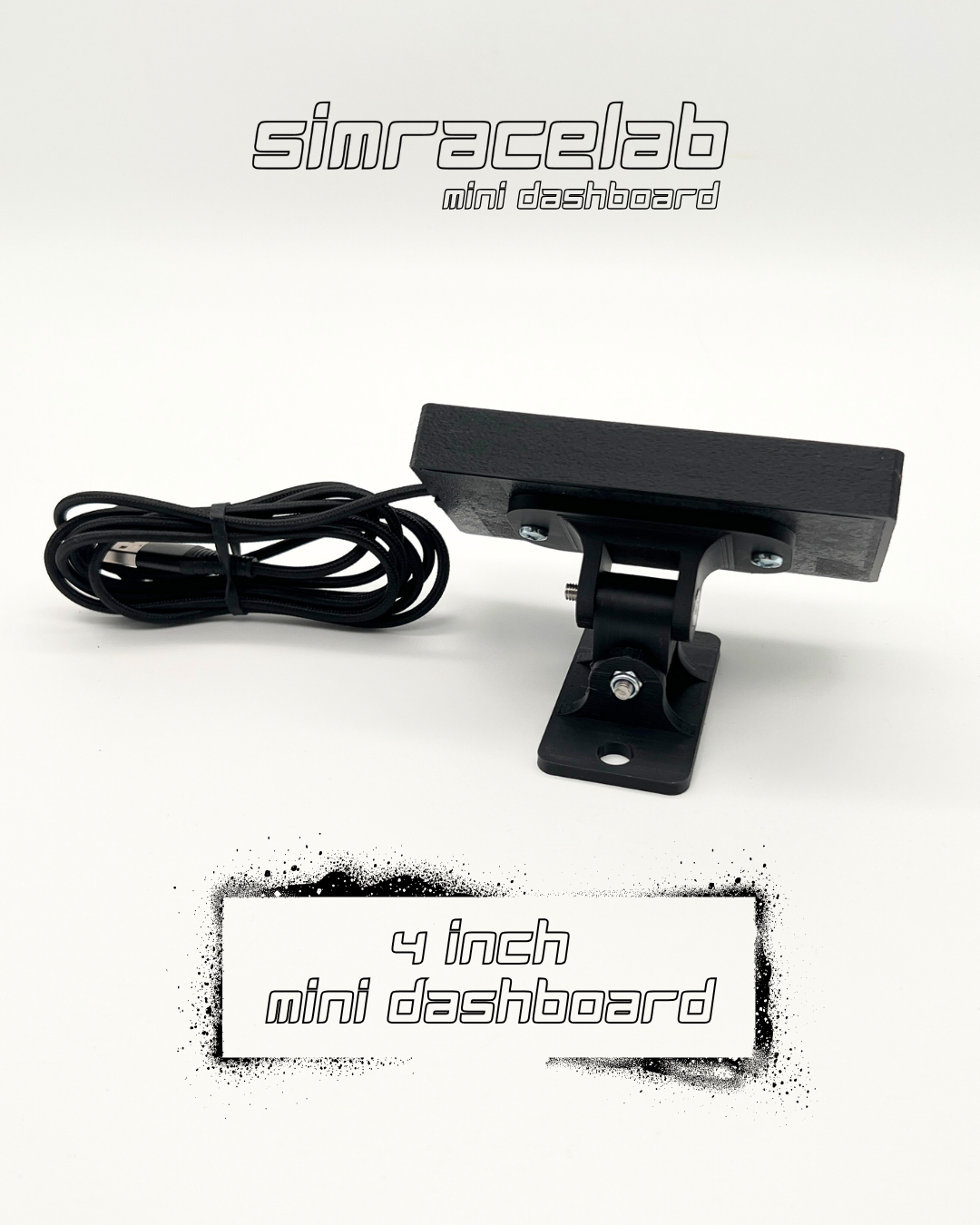Simracing Dashboard mit 4 Zoll Touchscreen