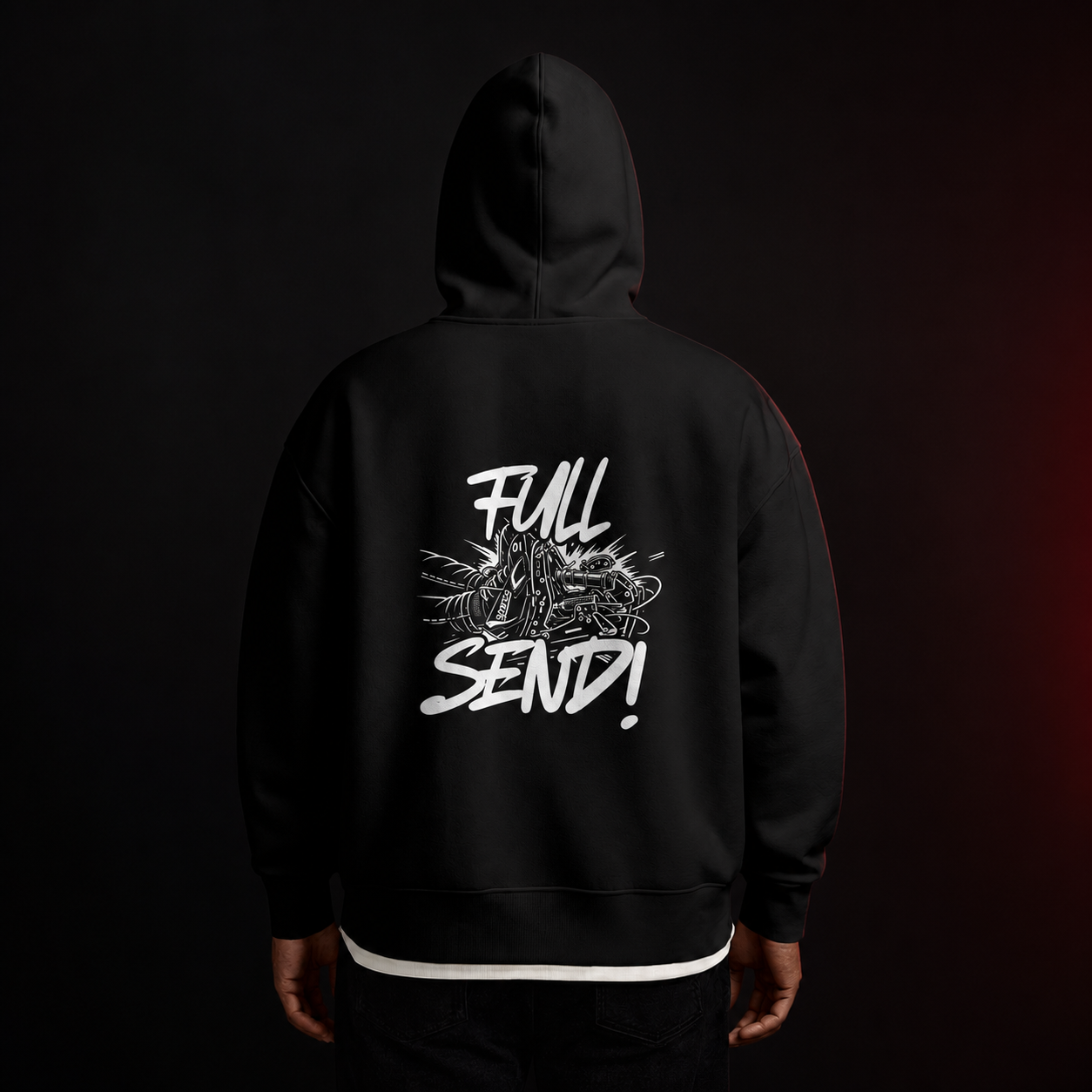Full Send! Oversized Hoodie